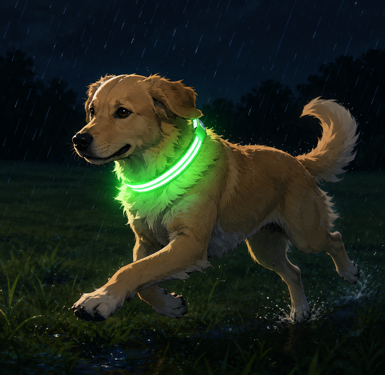 Collare LED Luminoso per Cani
